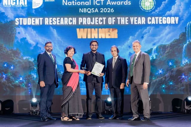 National ICT Awards (NBQSA) - Best Student Research Project of the Year